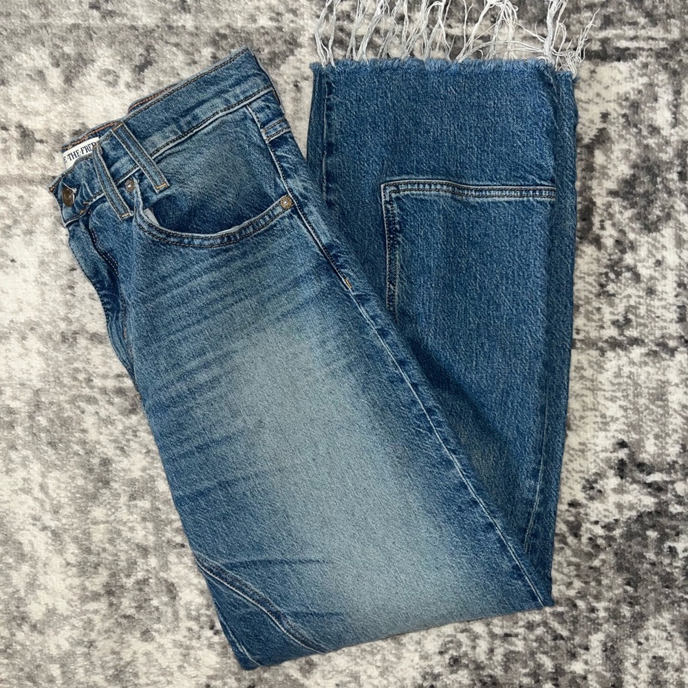 Free People We The Free Risk Taker Mid-Rise Jeans